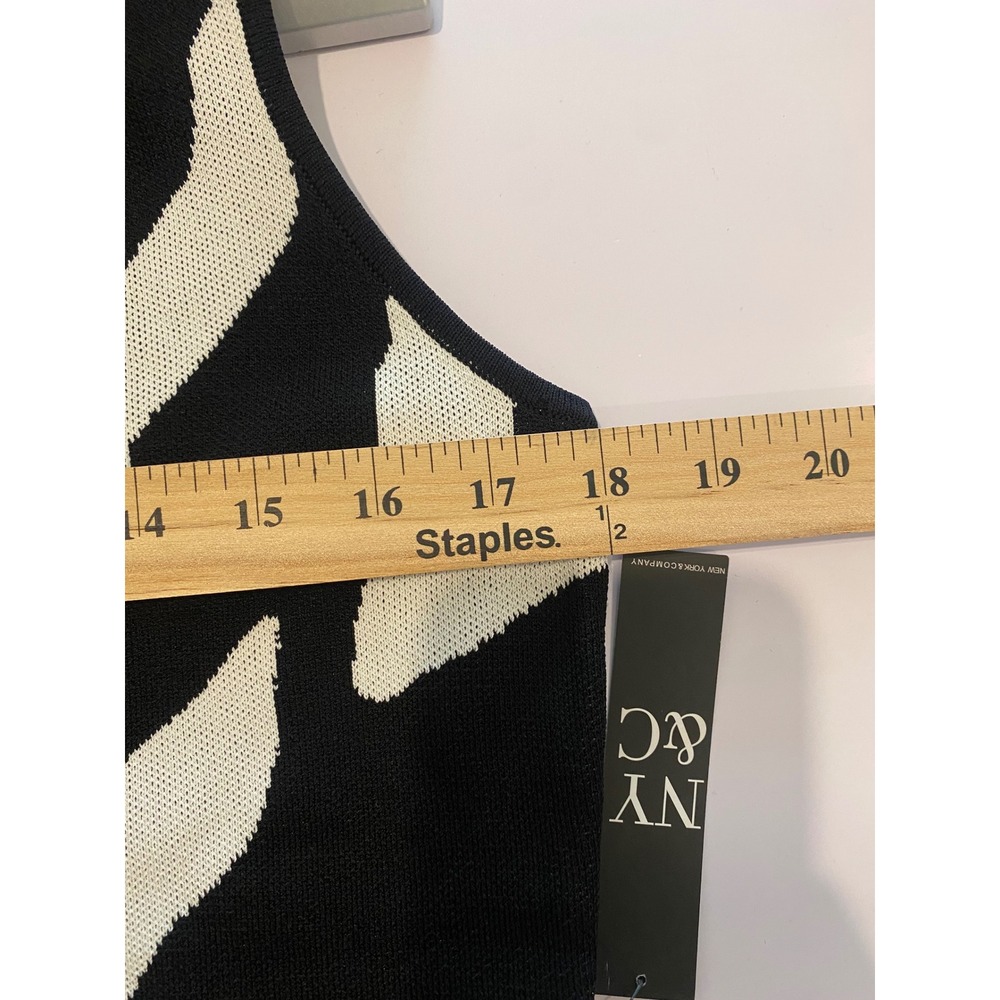 Zebra Print Knit Dress‎ Size Large Animal Print Professional Office Corporate - Picture 5 of 5